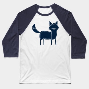 Tribal Woodland Fox Baseball T-Shirt